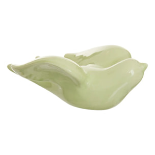 Hirondelle décorative Fleur de rose 17,5x11x7cm
