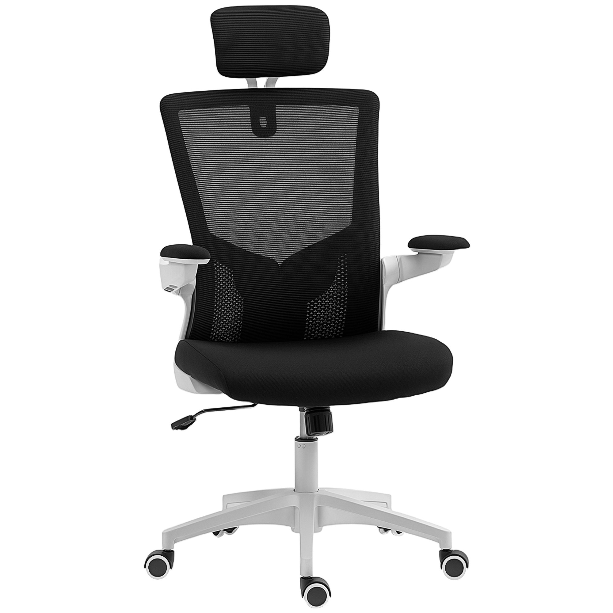 Chaise de bureau manager ergonomique réglable accousoirs relevables noir