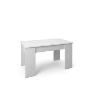 Mesa de centro elevable en blanco artik Norak Blanco Artik (Blanco Mate)
