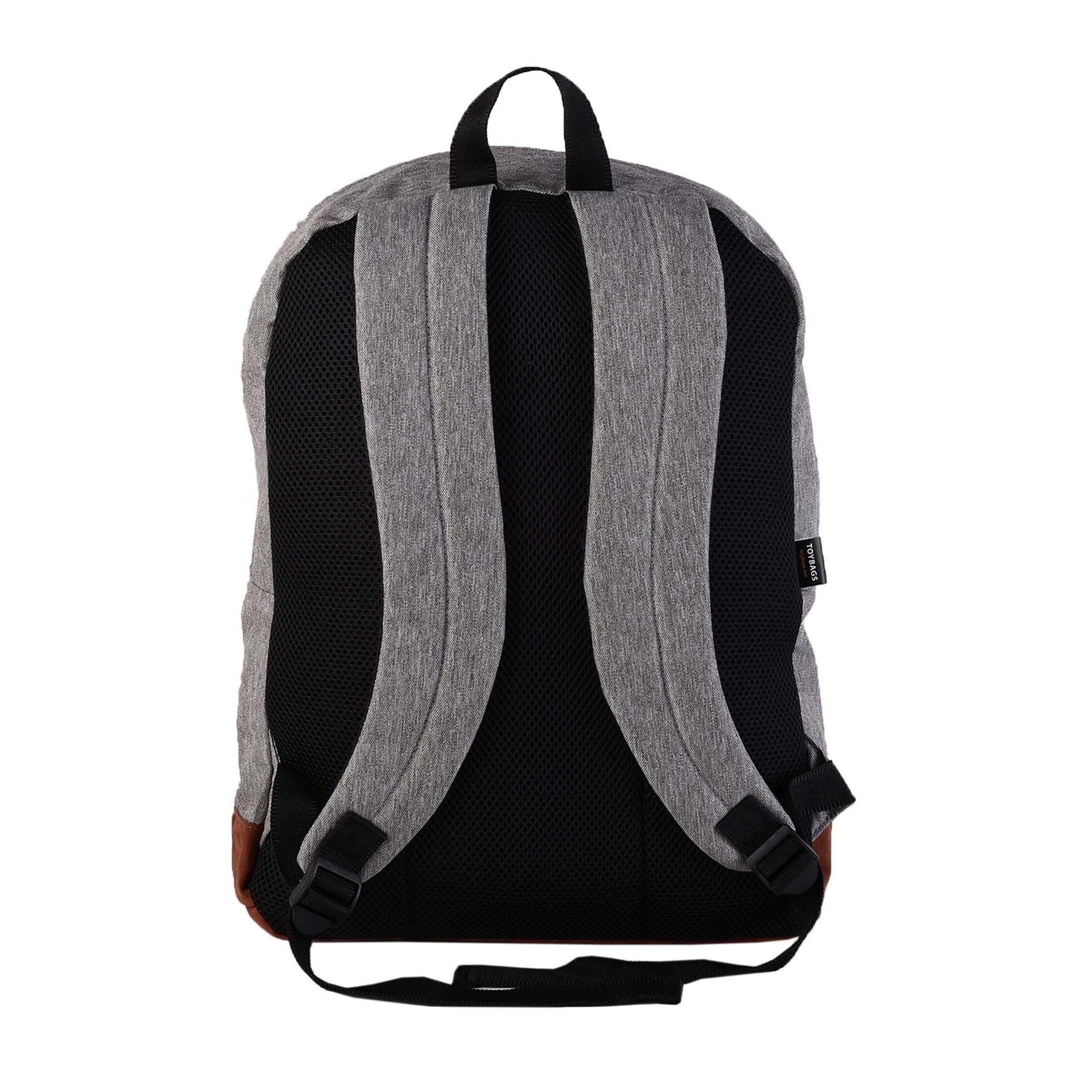 Mochila Americano Ranking Gris. Compartimento portalaptop. Interior totalmente forrado y personalizado.