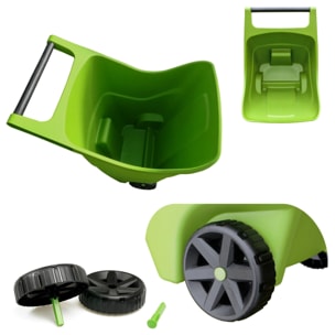 Carro de jardin Prosperplast ''Load & Go'' 85 L en color verde