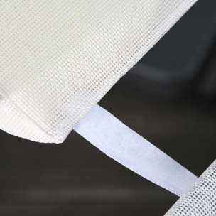 Conjunto de 2 Tumbonas Plegables y Reclinables de Jardín con Reposacabezas y Respaldo Ajustable en 5 Niveles Carga 120 kg para Playa Terraza 182x56x24,5 cm Crema