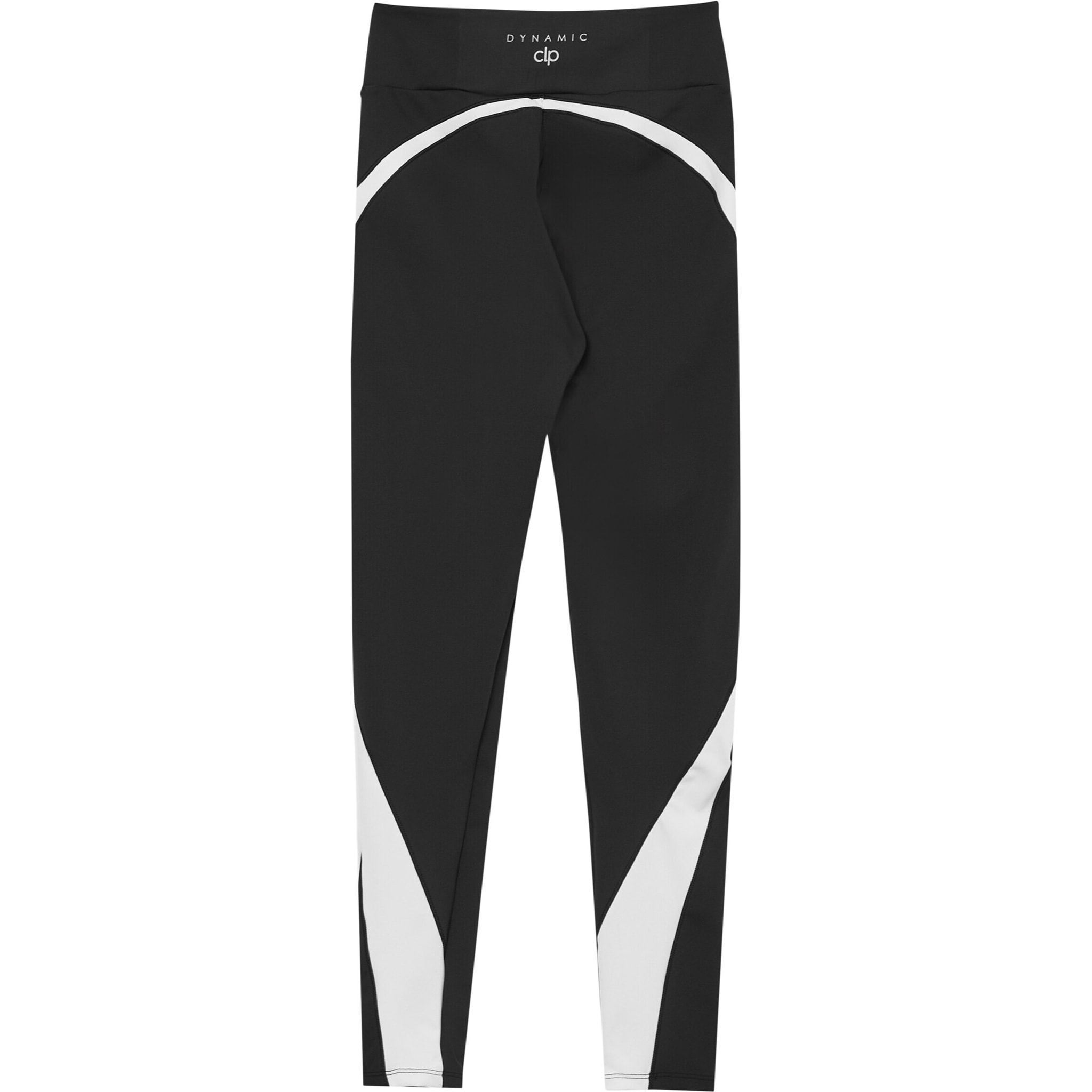 Leggings microfibra bande contrasto