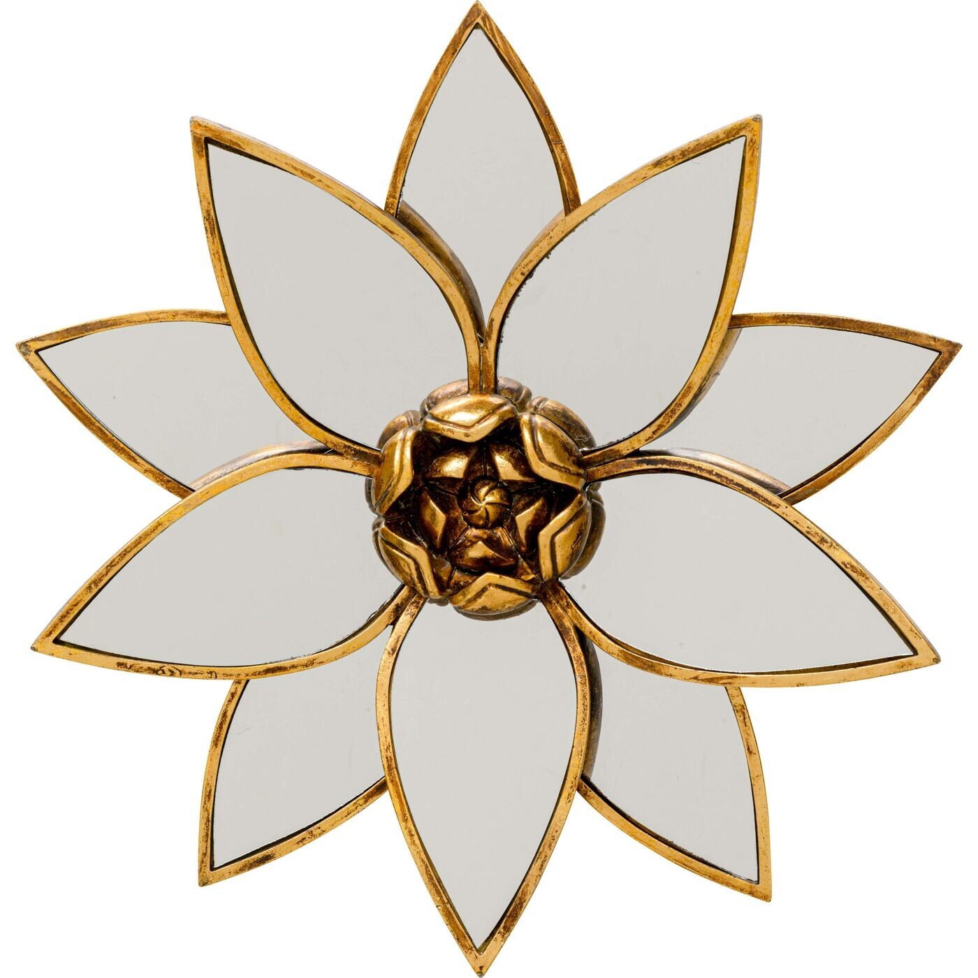 Déco murale miroir lotus 33cm Kare Design