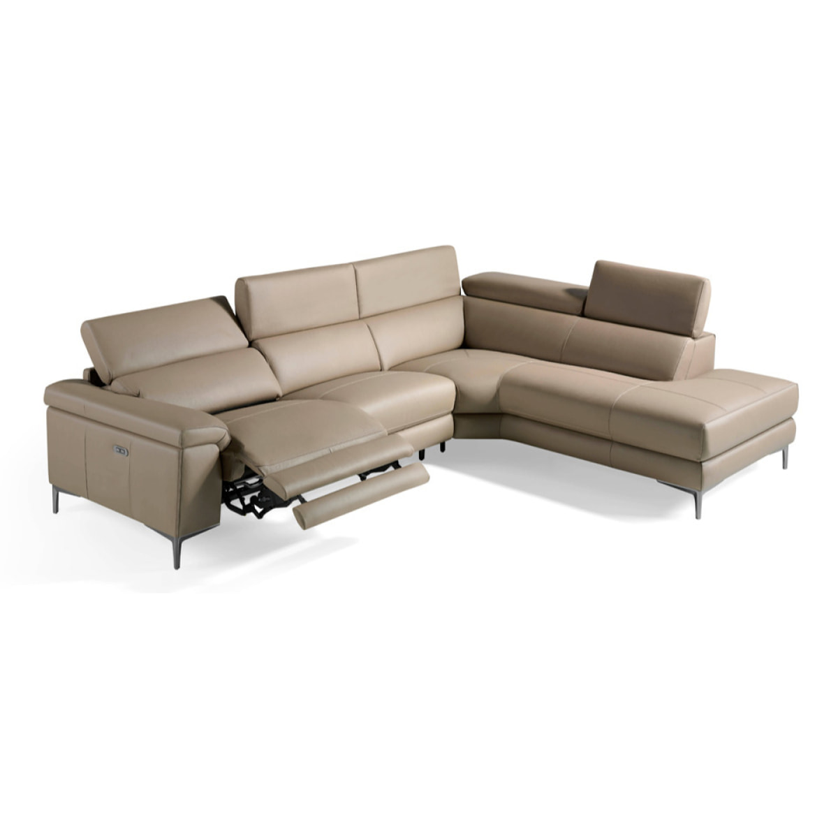 Sofá de piel 295x232x97cm