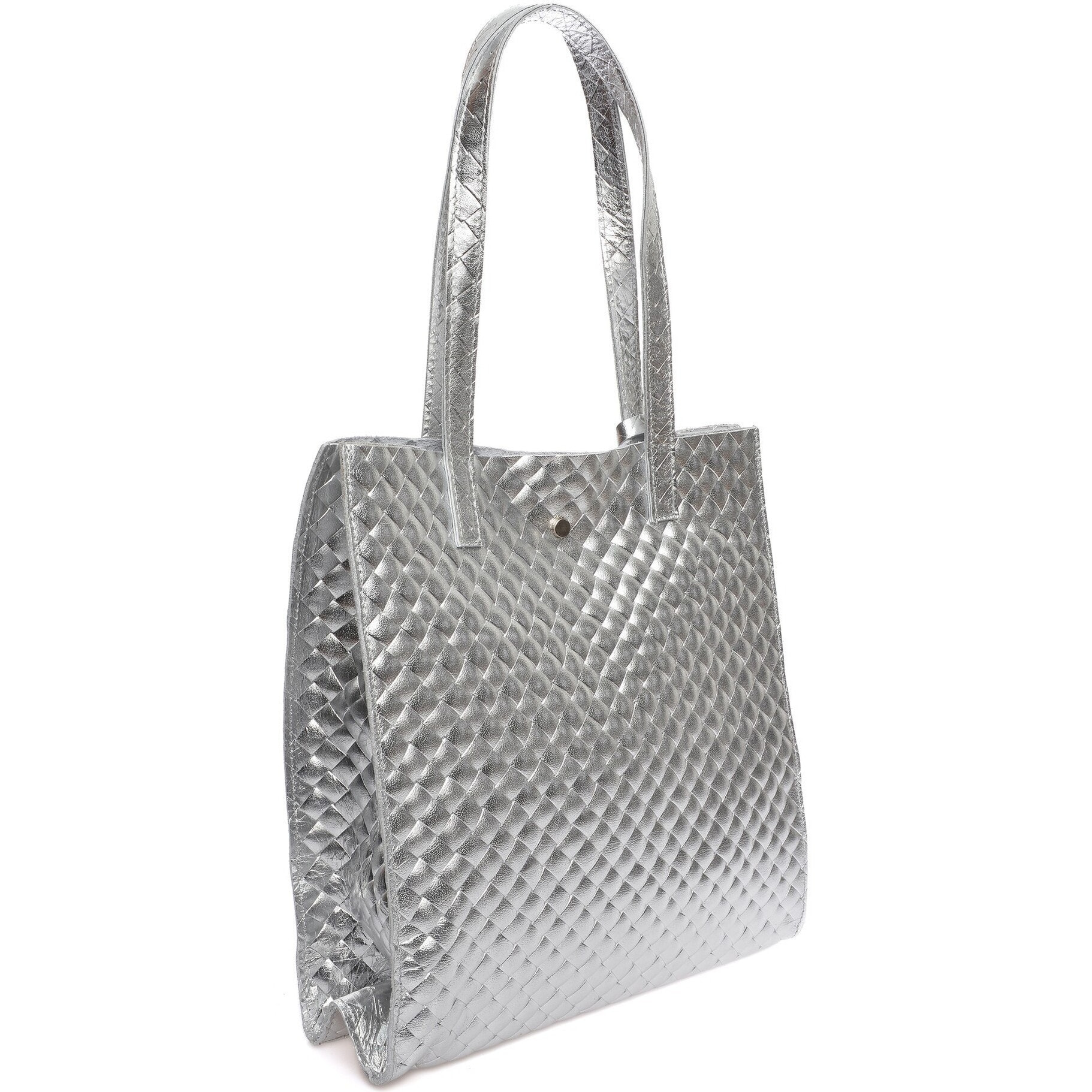 Borsa a tracolla Anna Luchini Argentato