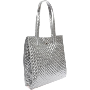 Borsa a tracolla Anna Luchini Argentato