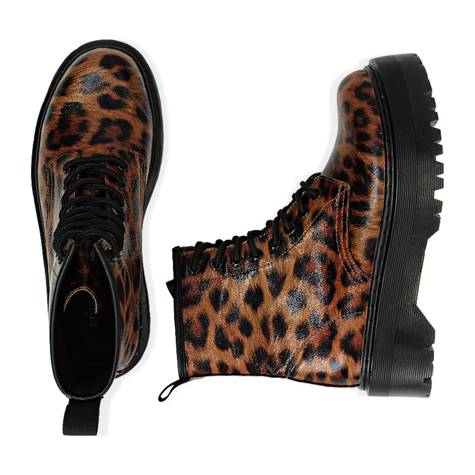 Botines plataforma leopardo