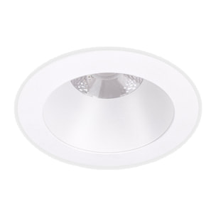 LEDS·C4 Downlight Play Deco Symmetrical Round Fixed 19.8W Blanco Cálido 3000K CRI 92, Iluminación Interior