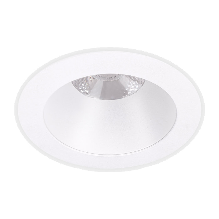 LEDS·C4 Downlight Play Deco Symmetrical Round Fixed 19.8W Blanco Cálido 3000K CRI 92, Iluminación Interior