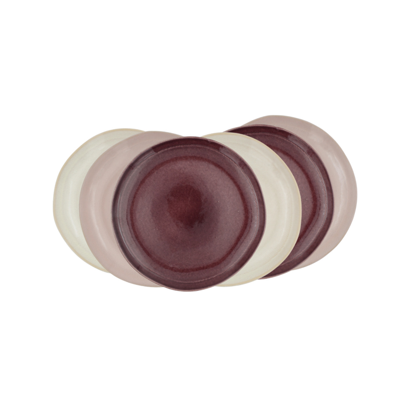 Lot de 6 assiettes à dessert, TERRA