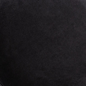 Chaise "Tyka" velours noir