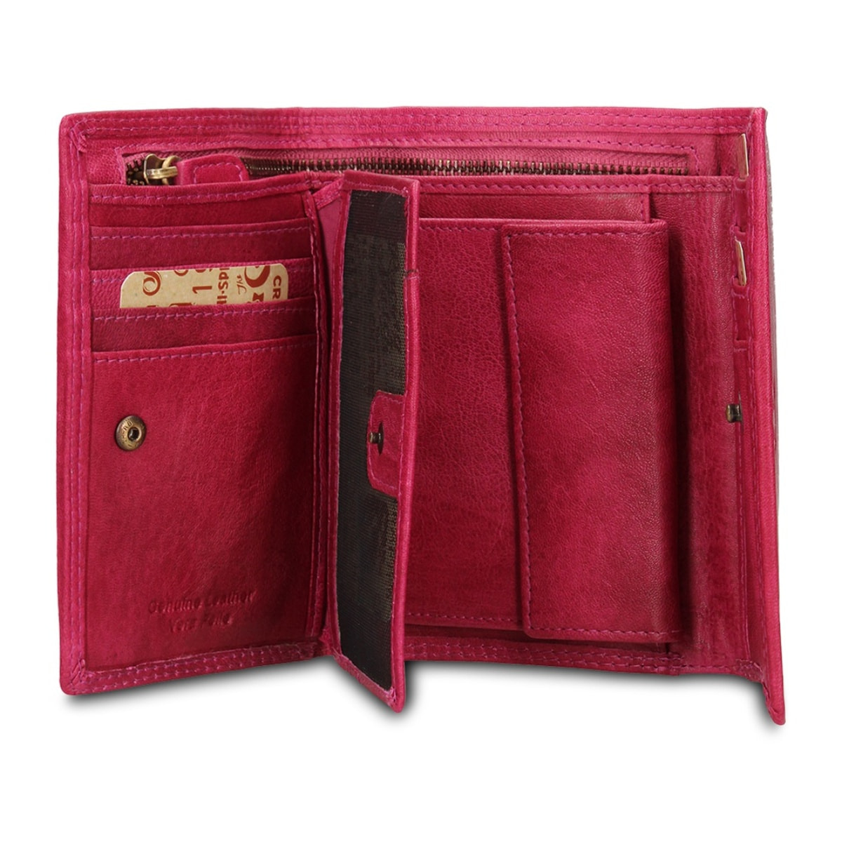 Portafoglio uomo in vera pelle - Modello Erevan Lux - Casual - 14.0 x 10.0 x 2.5 cm