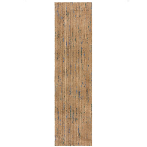 Tapis de couloir en jute coloré SARITA