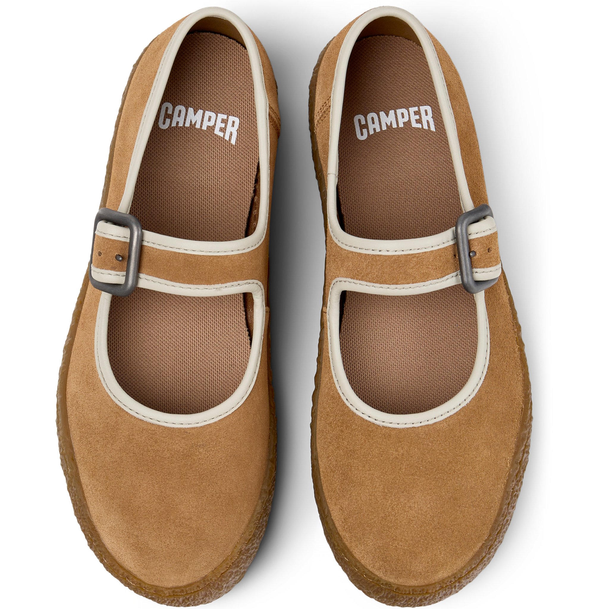 Ballerine - CAMPER Peu Terreno - Multicolore - Pelle scamosciata