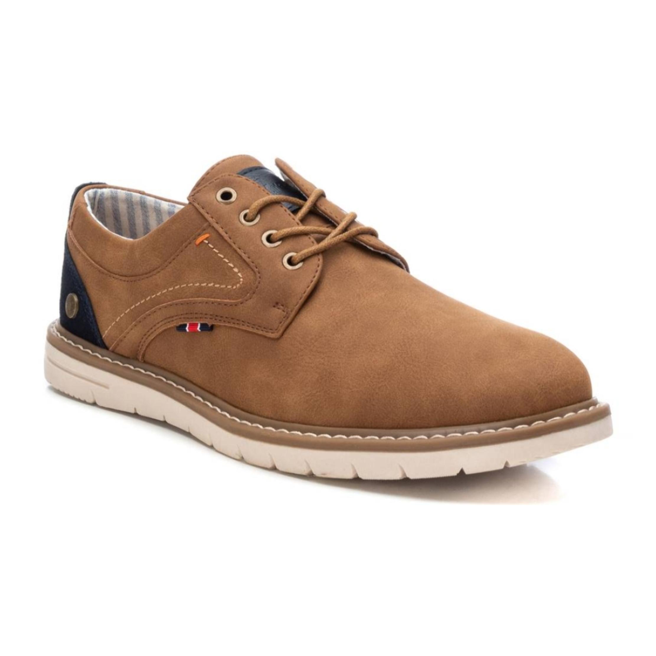 Zapato blucher/derby camel