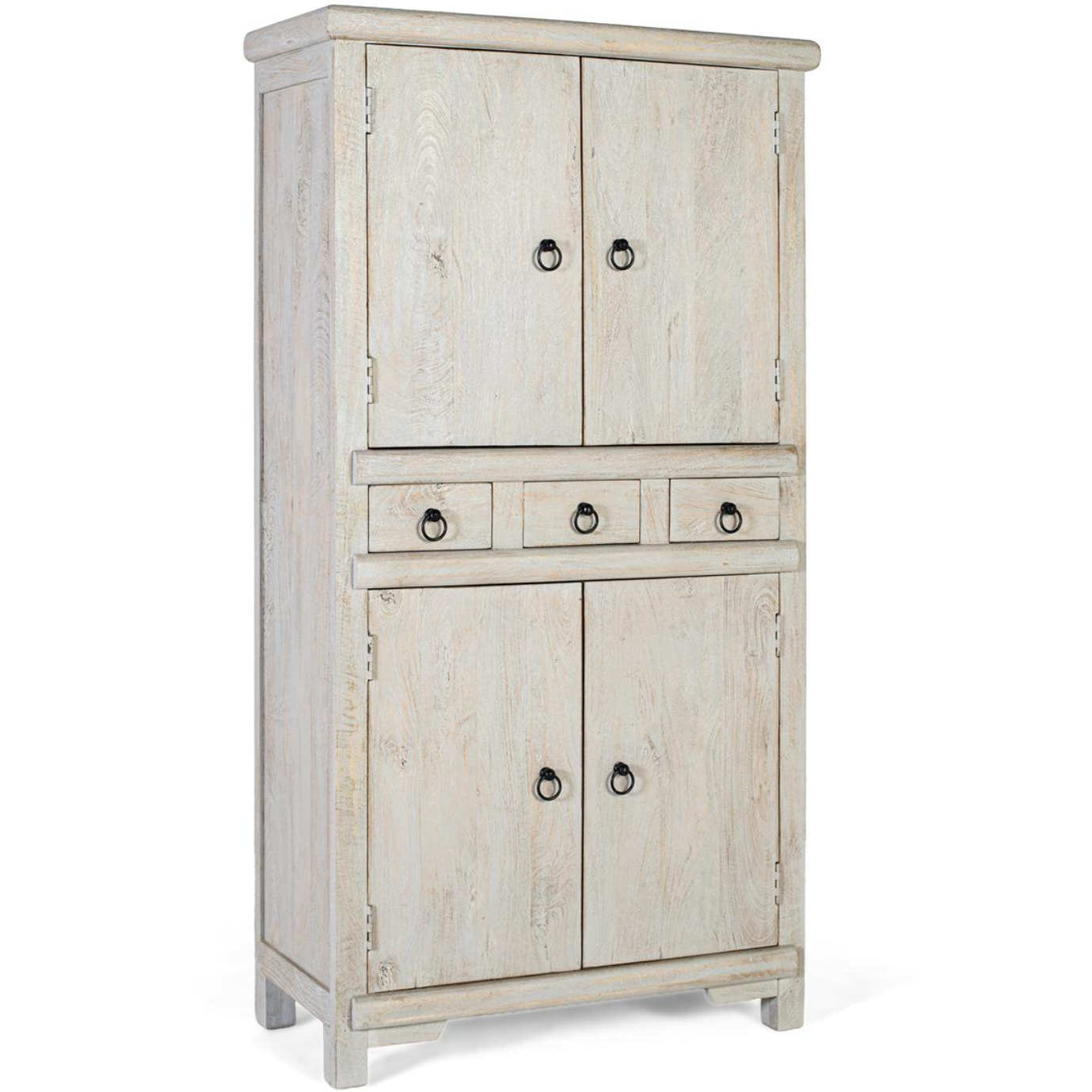 Buffet en bois de manguier 85 cm style rustique provençal