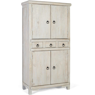 Buffet en bois de manguier 85 cm style rustique provençal