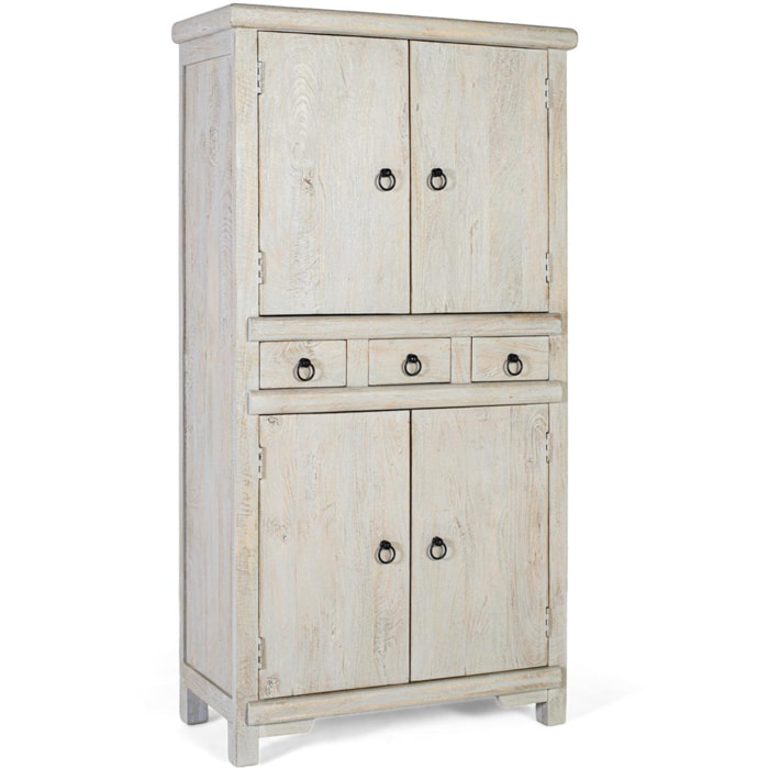 Buffet en bois de manguier 85 cm style rustique provençal