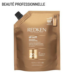 All Soft - Recharge Shampooing Adoucissant Cheveux Secs