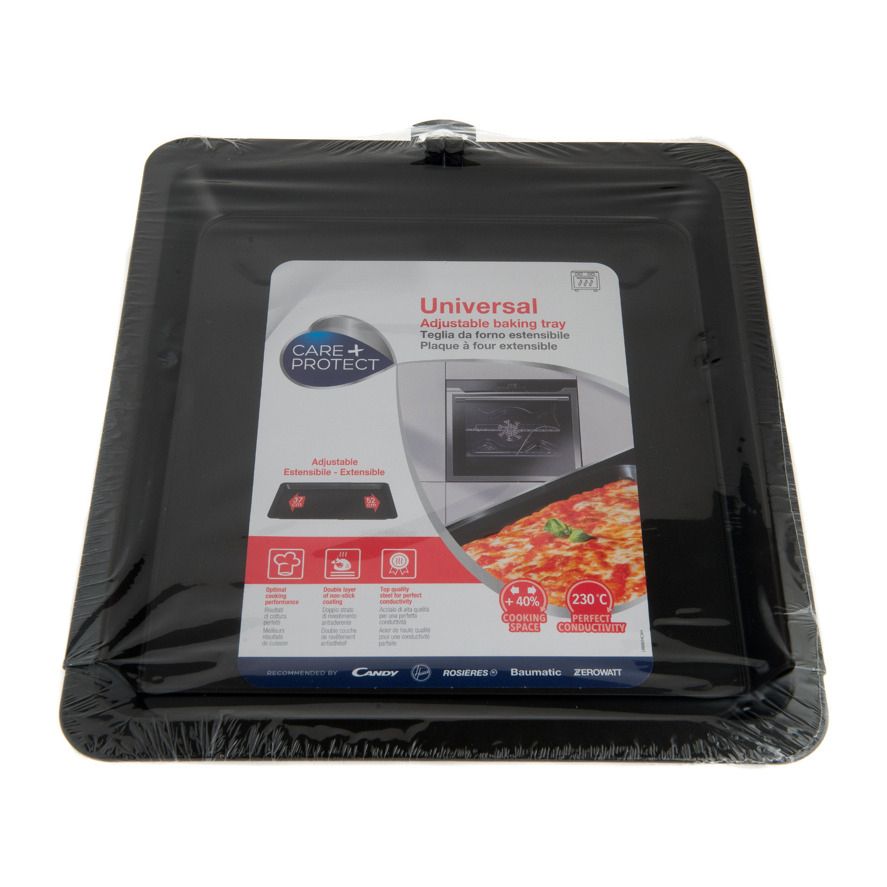 CARE + PROTECT Teglia estensibile universale da 37 a 52 cm