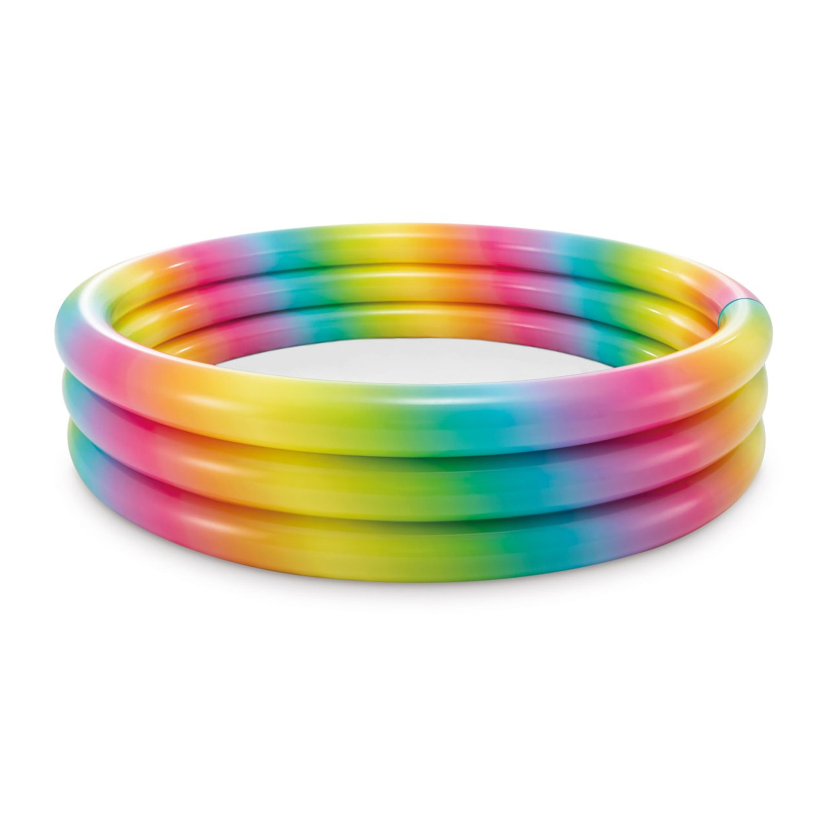 Intex Piscina Gonfiabile Arcobaleno rotonda, 168x38 cm