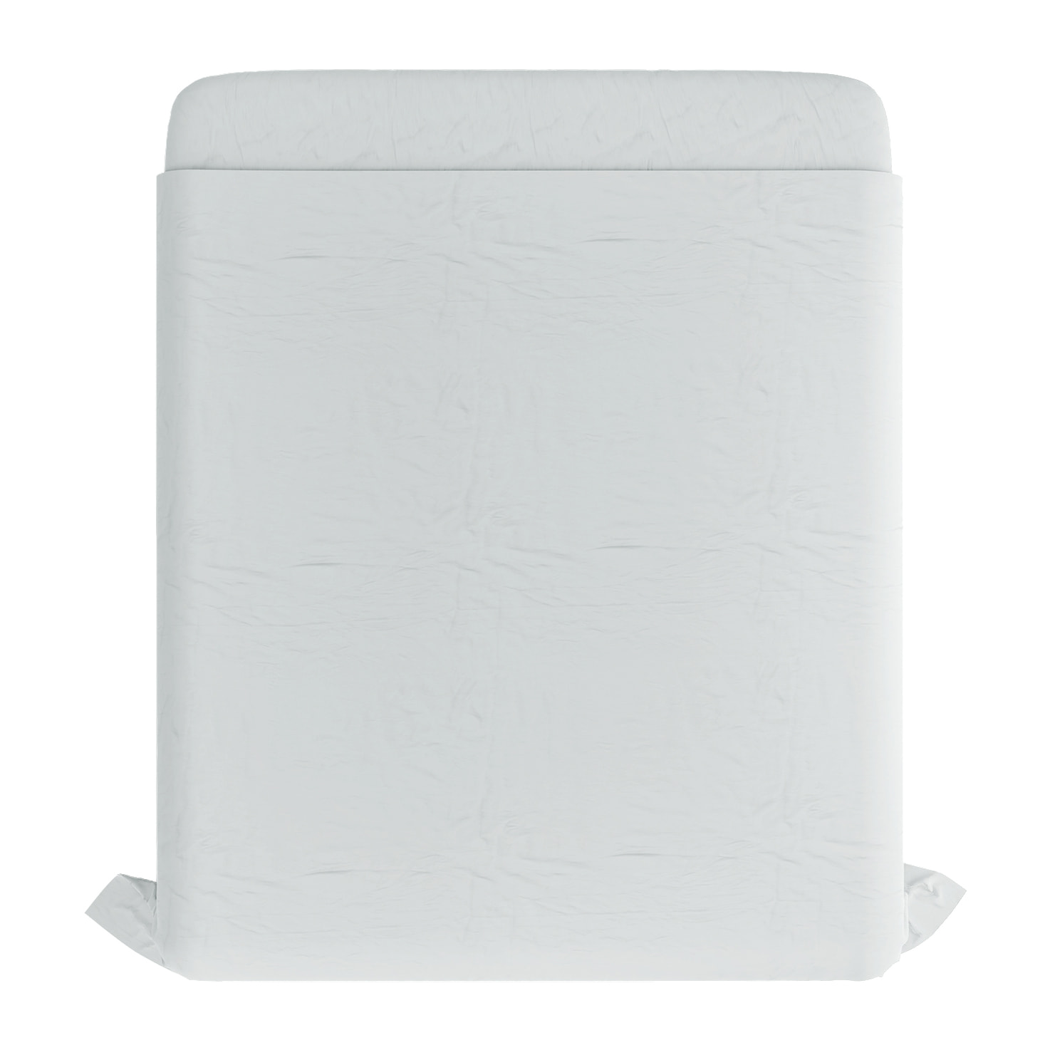 LENZUOLO SOPRA MAX COLOR, 100% Cotone, Tinta Unita, Made in Italy - BIANCO