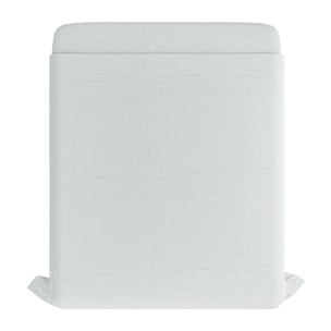 LENZUOLO SOPRA MAX COLOR, 100% Cotone, Tinta Unita, Made in Italy - BIANCO