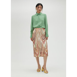 Gonna paillette stretch