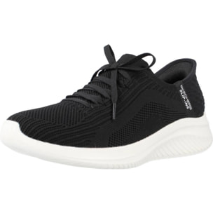 Sneakers De  Mujer Slip-ins: Ultra Flex 3.0 Tonal Stretc Negro