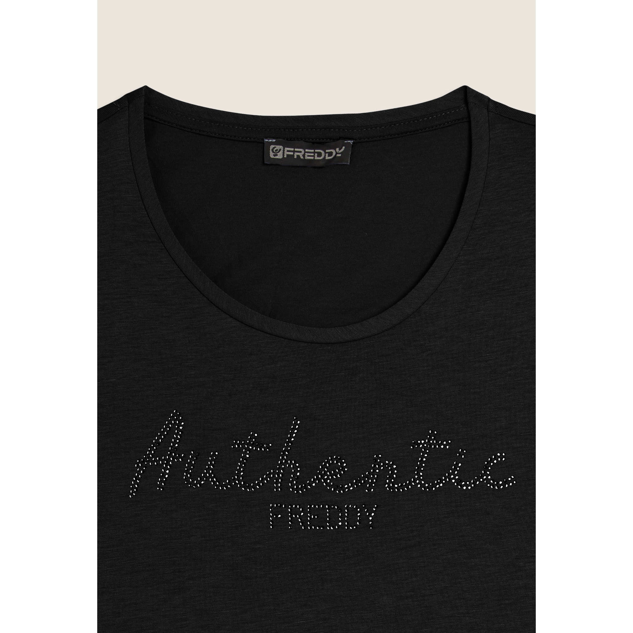 Canotta "Authentic" con logo FREDDY in strass