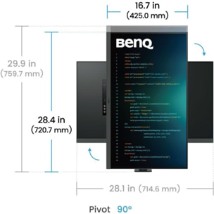 Ecran BENQ RD320UA 32" IPS DUHD HDR USB-C 90W