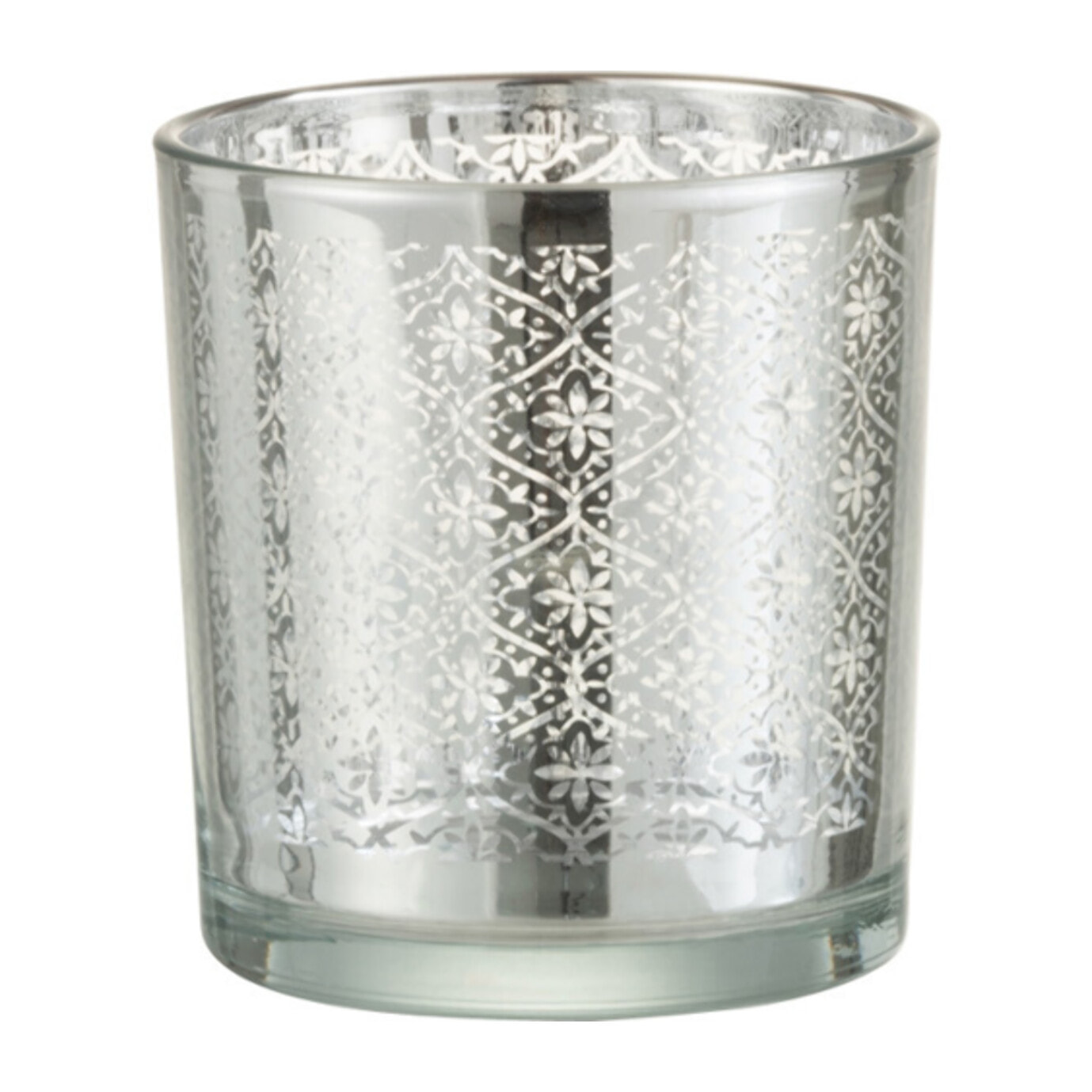 J-Line Photophore Oriental Verre Argent