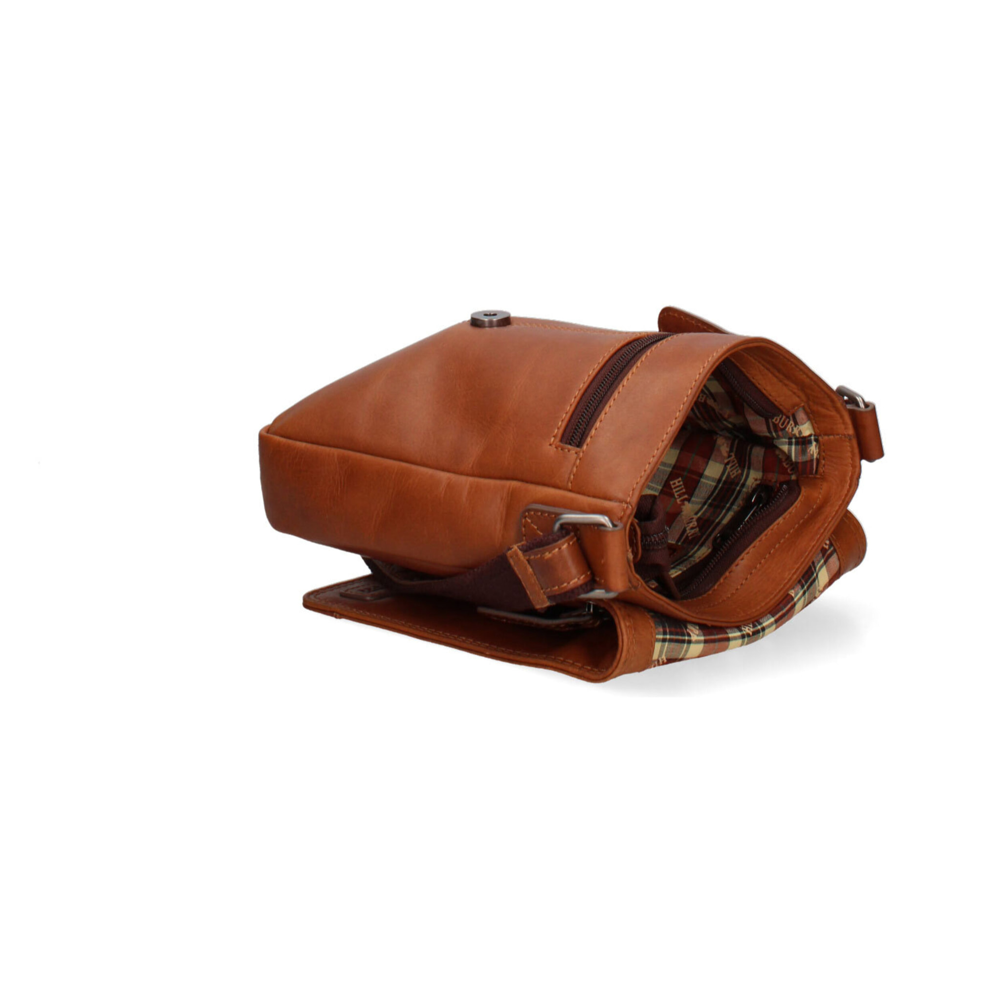 Borsa a tracolla  da uomo In Vera pelle Made in Italy 26x30x8 cm