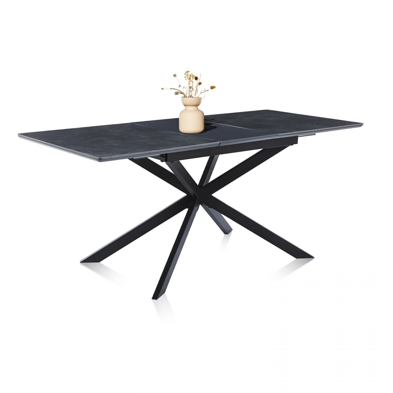 Mesa de comedor extensible Onix Negro