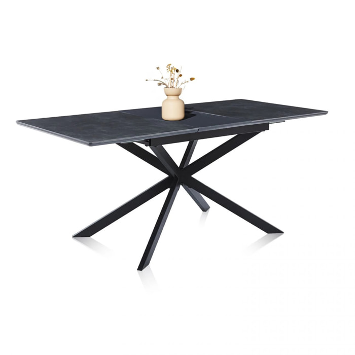 Mesa de comedor extensible Onix Negro