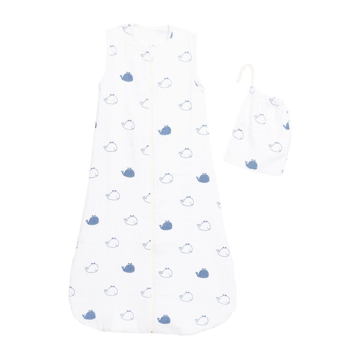Gigoteuse en coton bio blanc
