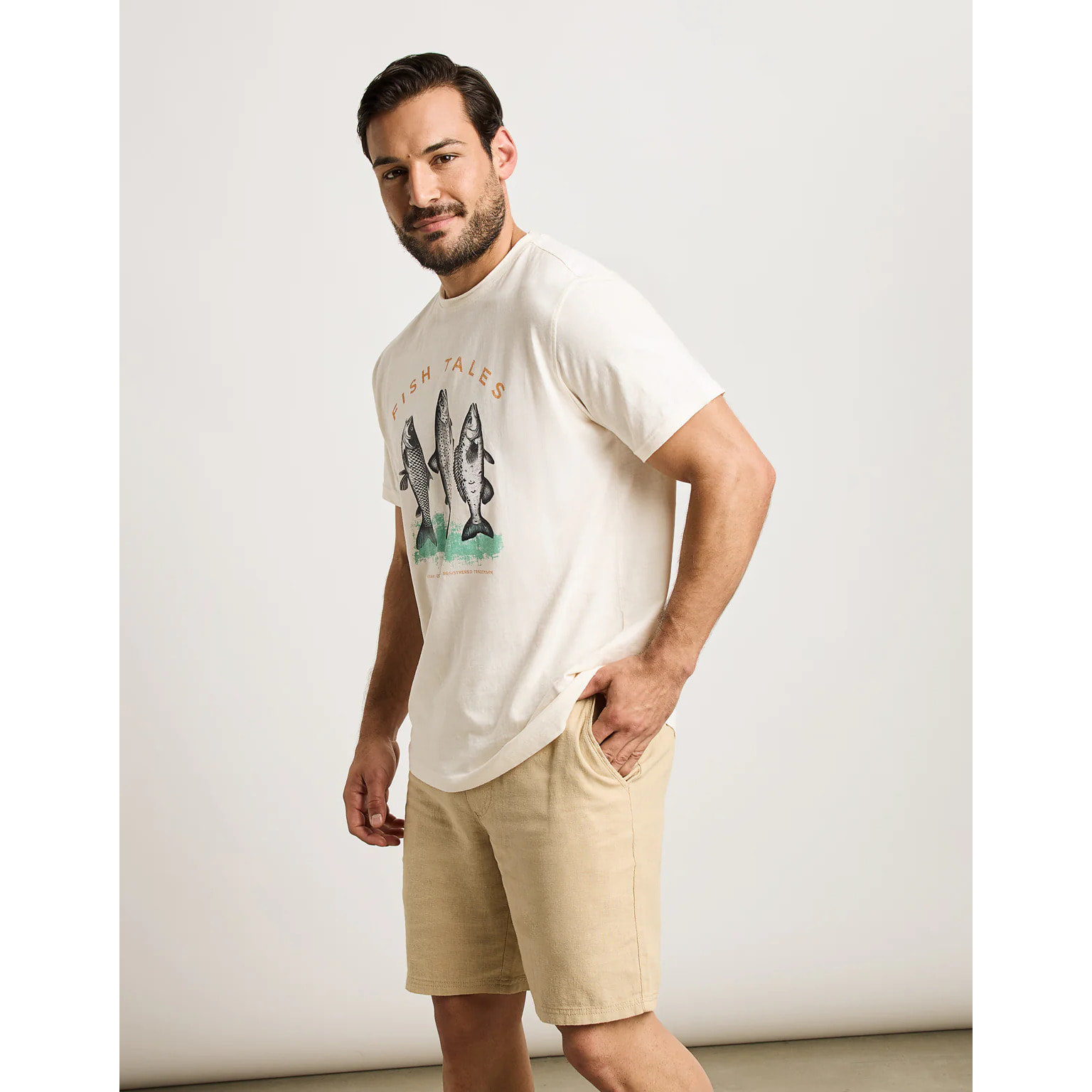 Camiseta Manga Corta Beige - Tales