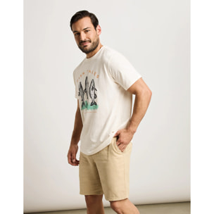 Camiseta Manga Corta Beige - Tales