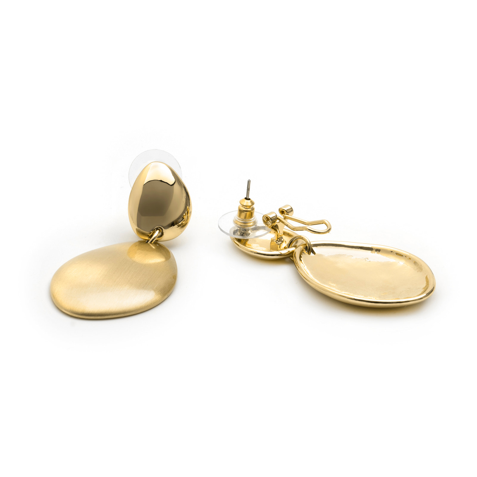 Pendientes Biona acabado oro amarillo 18k