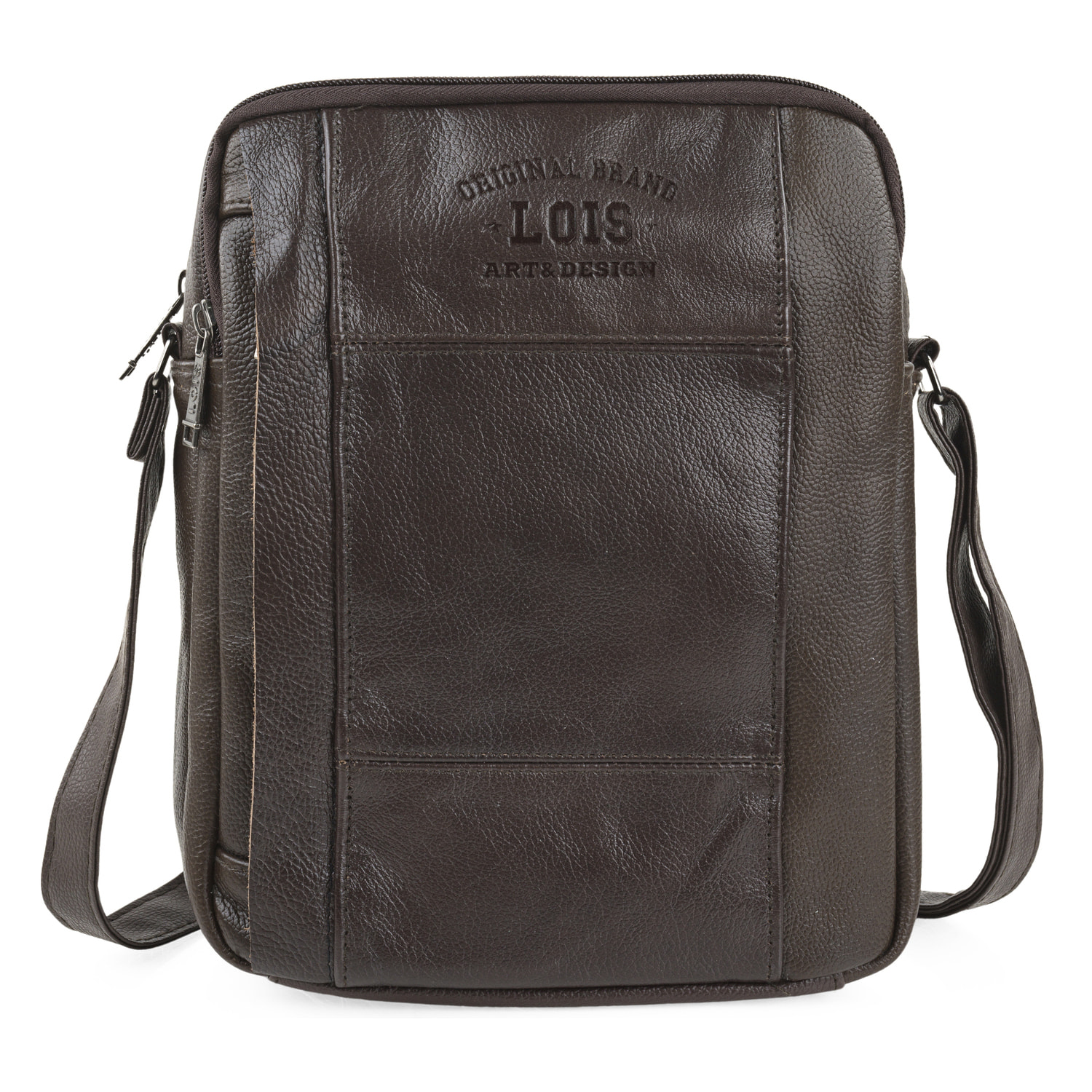Bandolera Hombre Piel/Pu Lois Steens Marron