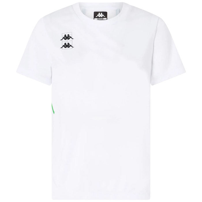 Kappa - Camisetas de juego Mujer Blanco - Kombat Padel Fitasi