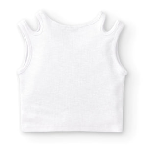 Camiseta de niña blanco