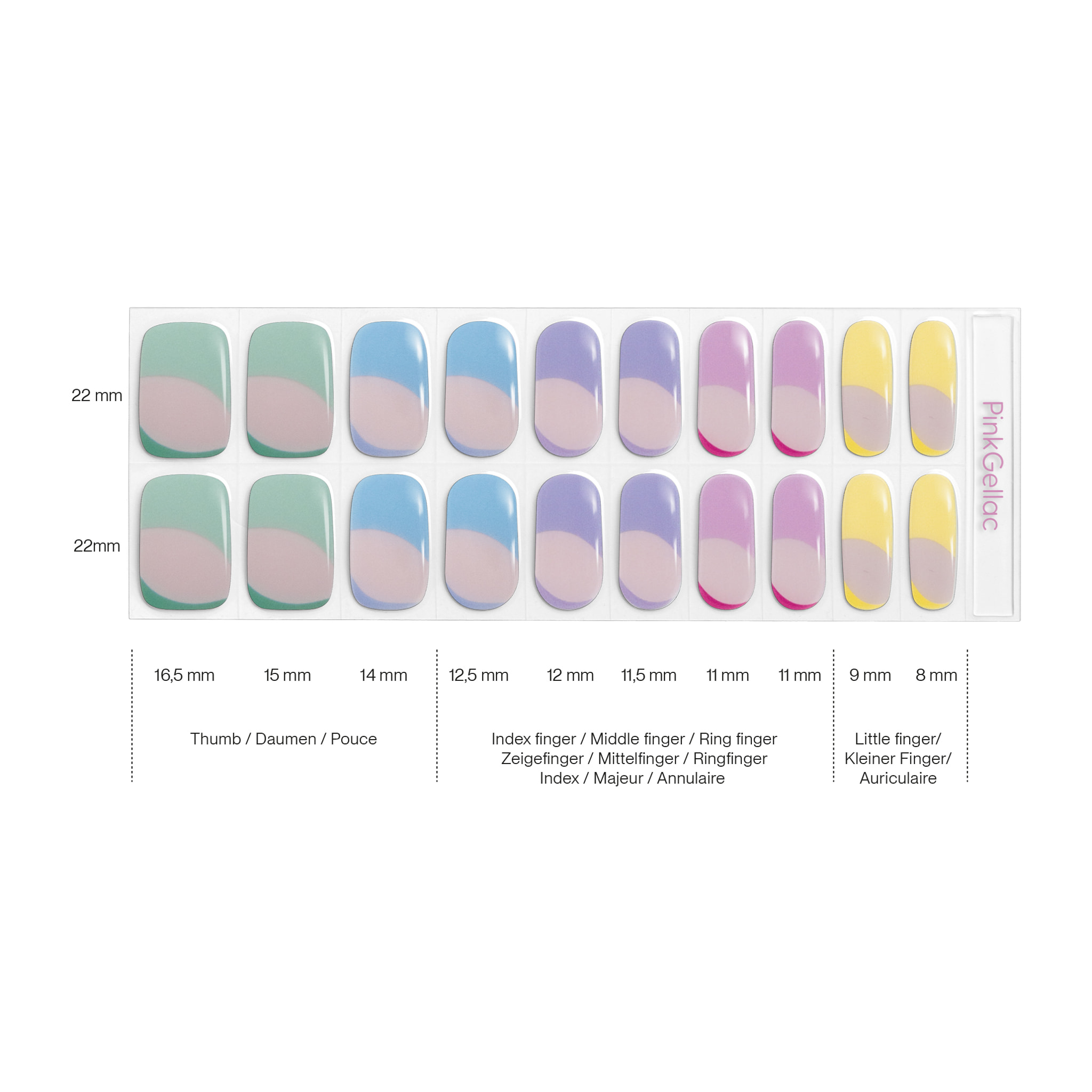 Stickers gel - 0022 Pastel Dream