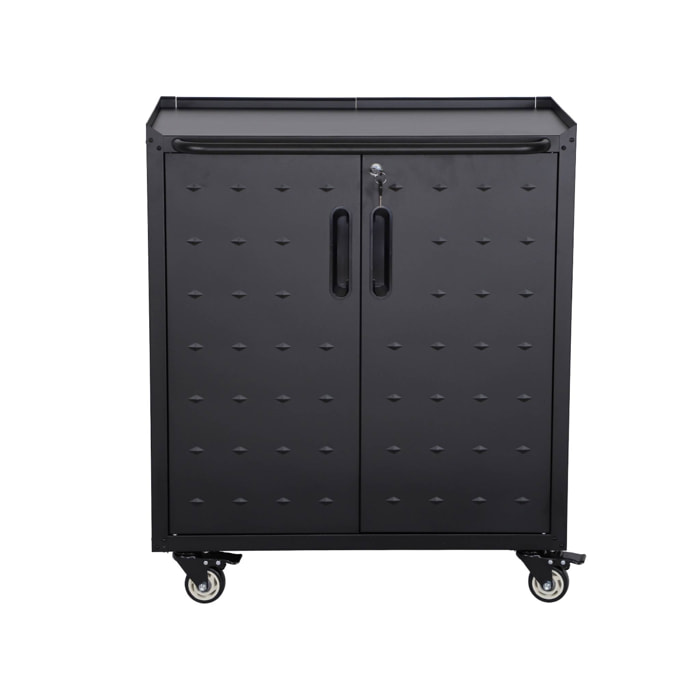 Meuble bas de rangement pour garage avec 2 portes