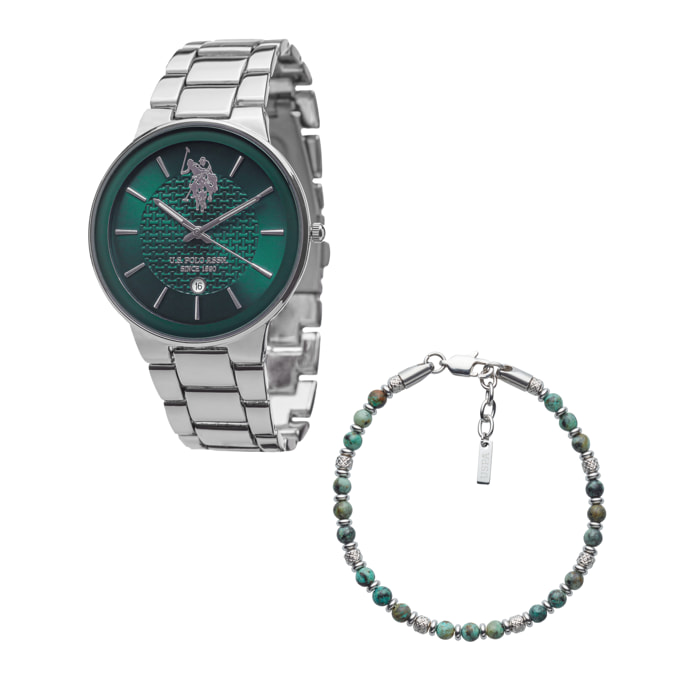 Cofanetto orologio e bracciale U.S. Polo Assn.