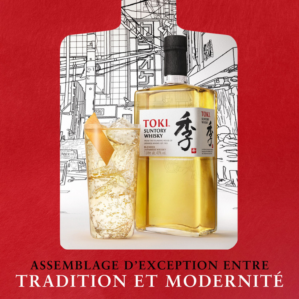 Suntory Toki Blended Whisky Japonais | 43% vol | 70cl