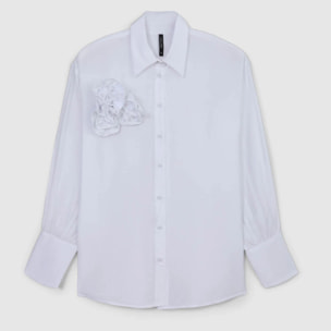 Camicia rose applicate