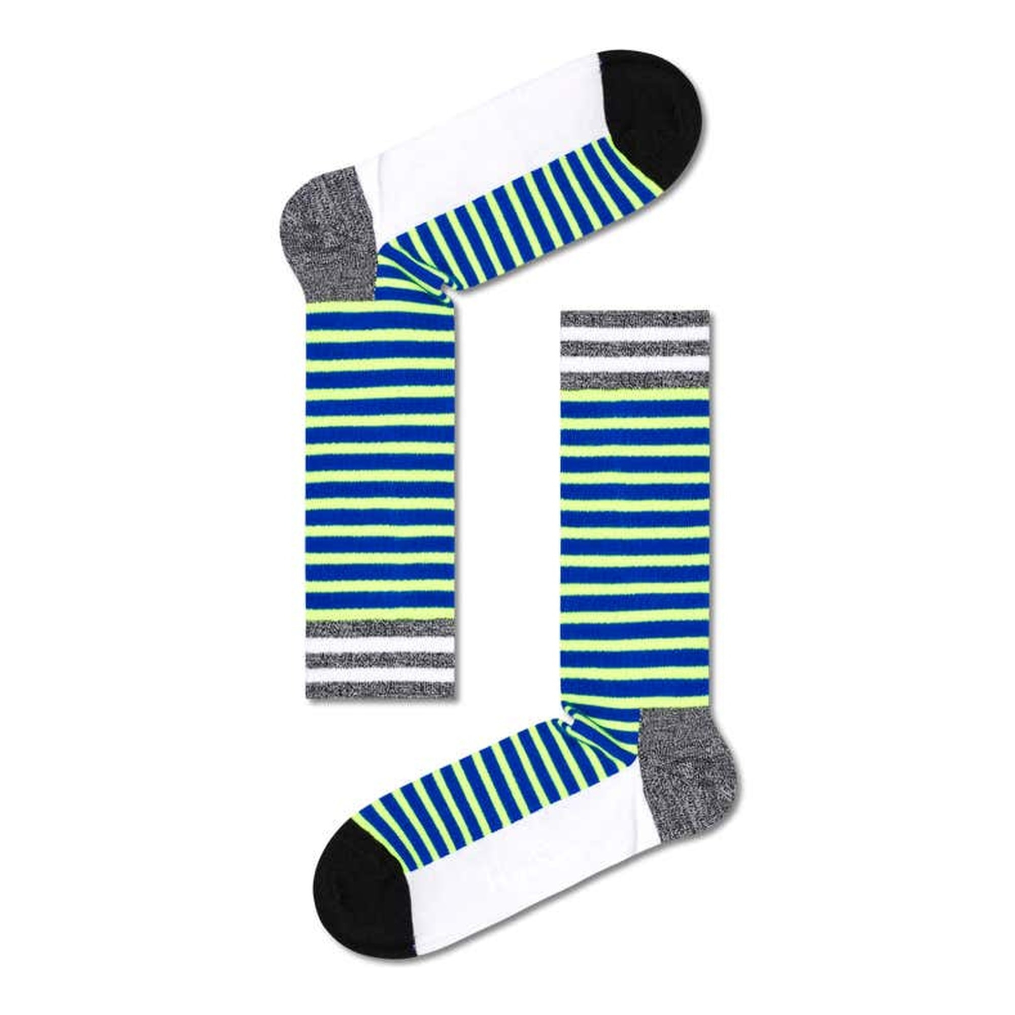 Calcetines neon stripe thin crew