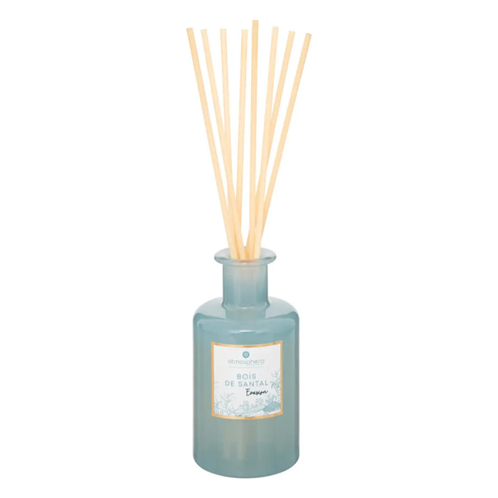 Diffuseur de parfum Maël 200ml verre bois de santal